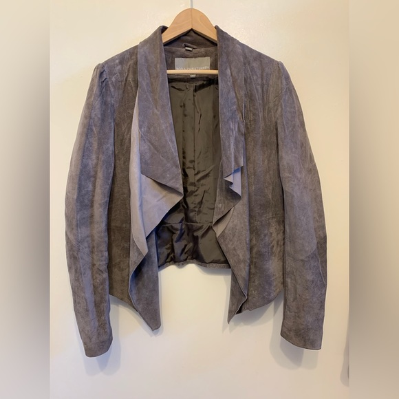 Bod & Christensen drape-front suede jacket - Picture 5 of 15